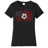 American Flag Soccer Apparel Soccer Women's T-Shirt