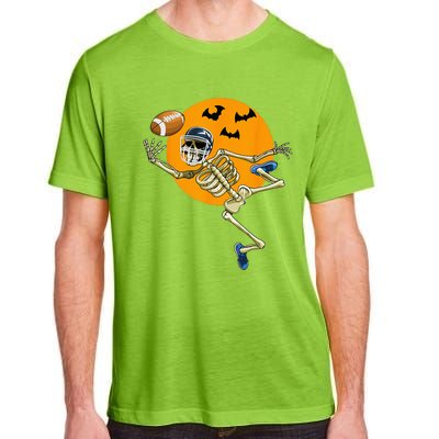 American Football Skeleton Halloween Men Football Fan Adult ChromaSoft Performance T-Shirt