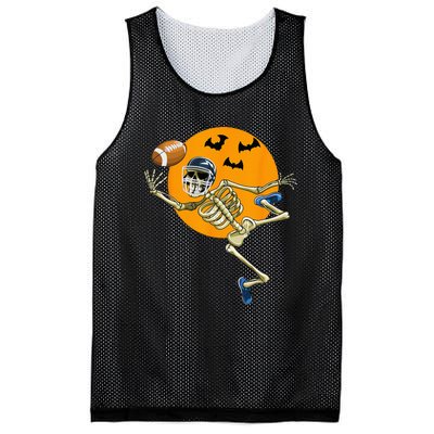 American Football Skeleton Halloween Men Football Fan Mesh Reversible Basketball Jersey Tank