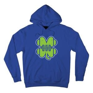 American Football Shamrock Clover St Patricks Day Sport Gift Great Gift Tall Hoodie