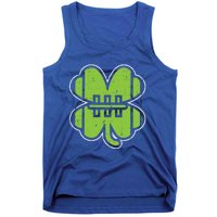 American Football Shamrock Clover St Patricks Day Sport Gift Great Gift Tank Top