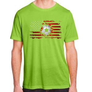 American Flag Soccer Apparel funny Soccer sport Adult ChromaSoft Performance T-Shirt