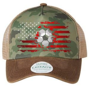 American Flag Soccer Apparel funny Soccer sport Legacy Tie Dye Trucker Hat