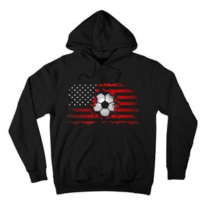 American Flag Soccer Apparel funny Soccer sport Hoodie