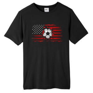 American Flag Soccer Apparel funny Soccer sport Tall Fusion ChromaSoft Performance T-Shirt