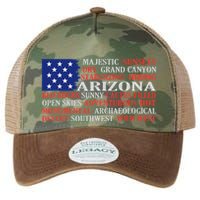 Arizona Flag Showing Some The StateS Best Features Legacy Tie Dye Trucker Hat