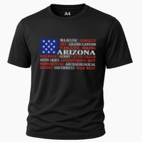 Arizona Flag Showing Some The StateS Best Features Performance Shirt