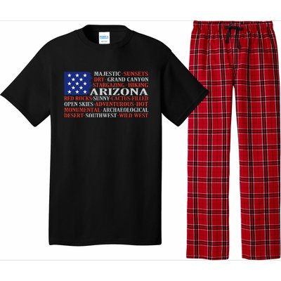 Arizona Flag Showing Some The StateS Best Features Pajama Set