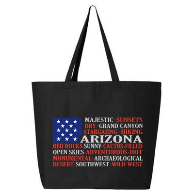 Arizona Flag Showing Some The StateS Best Features 25L Jumbo Tote