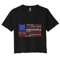 Arizona Flag Showing Some The StateS Best Features Crop Top
