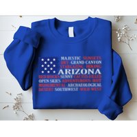 Arizona Flag Showing Some The StateS Best Features Sweatshirt