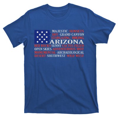 Arizona Flag Showing Some The StateS Best Features T-Shirt