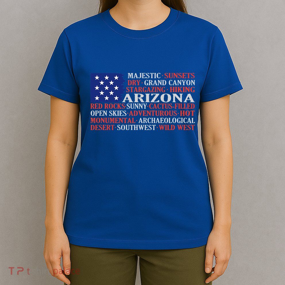 Arizona Flag Showing Some The StateS Best Features T-Shirt