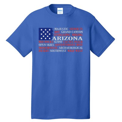 Arizona Flag Showing Some The StateS Best Features Tall T-Shirt