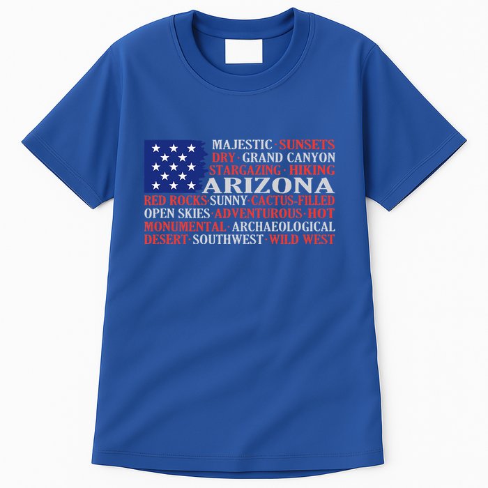 Arizona Flag Showing Some The StateS Best Features Tall T-Shirt