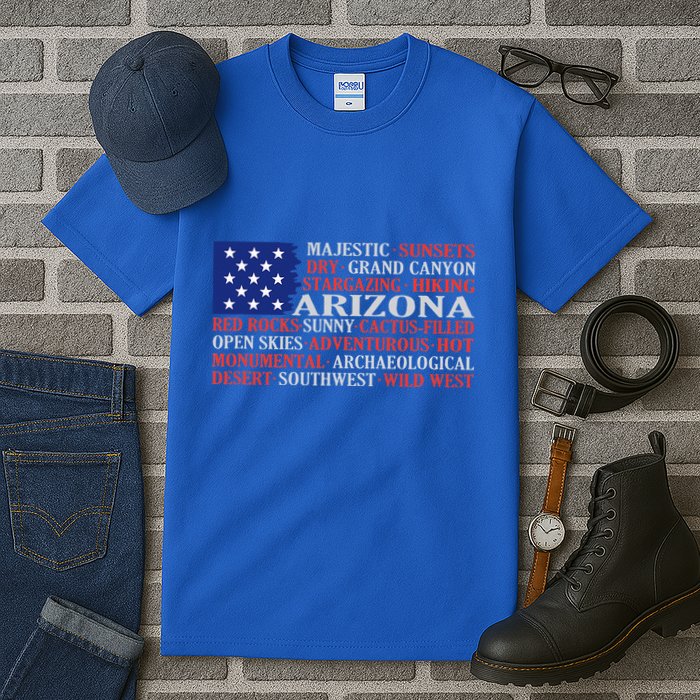 Arizona Flag Showing Some The StateS Best Features Tall T-Shirt