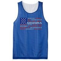 Arizona Flag Showing Some The StateS Best Features Mesh Reversible Basketball Jersey Tank