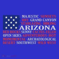 Arizona Flag Showing Some The StateS Best Features Poster