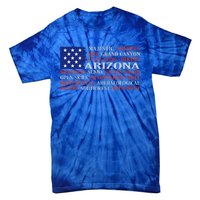 Arizona Flag Showing Some The StateS Best Features Tie-Dye T-Shirt