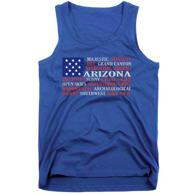 Arizona Flag Showing Some The StateS Best Features Tank Top