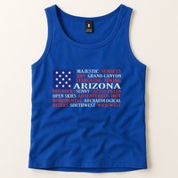 Arizona Flag Showing Some The StateS Best Features Tank Top