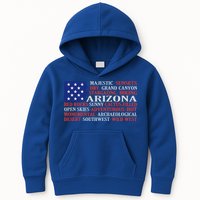 Arizona Flag Showing Some The StateS Best Features Kids Hoodie