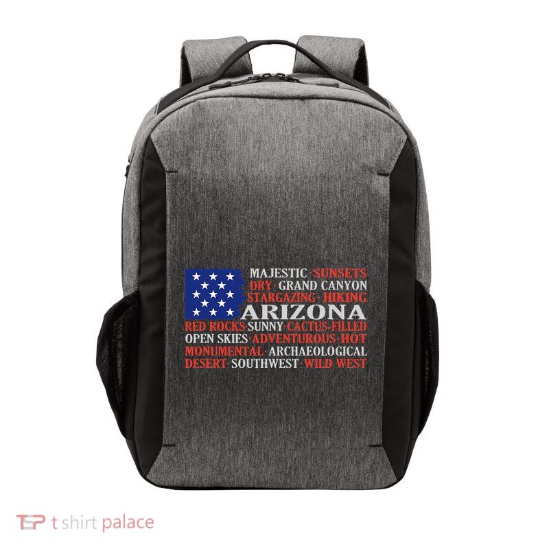 Arizona Flag Showing Some The StateS Best Features Vector Backpack