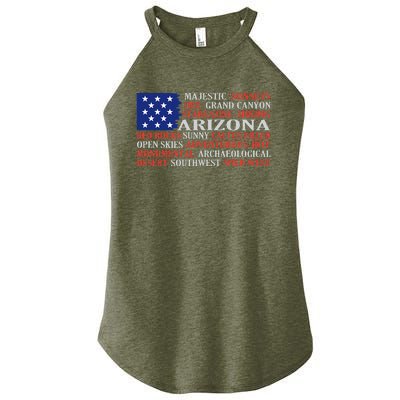 Arizona Flag Showing Some The StateS Best Features Women’s Perfect Tri Rocker Tank