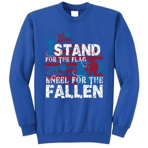 American Flag Stand For The Flag Knees For The Fallen Gift Sweatshirt