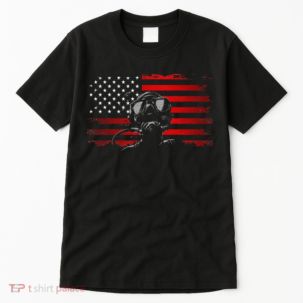 American Flag Scuba Diving Apparel Scuba Diving Tall T-Shirt