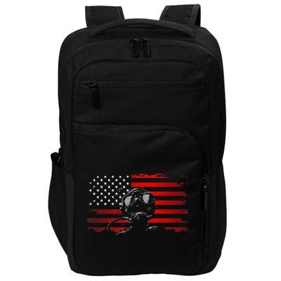 American Flag Scuba Diving Apparel Scuba Diving Impact Tech Backpack