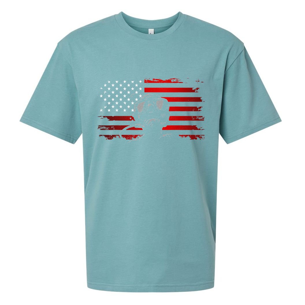 American Flag Scuba Diving Apparel Scuba Diving Sueded Cloud Jersey T-Shirt
