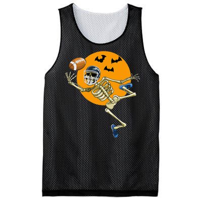 American Football Skeleton Halloween Football Fan Mesh Reversible Basketball Jersey Tank