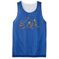 American Football Skeleton Halloween Mesh Reversible Basketball Jersey Tank