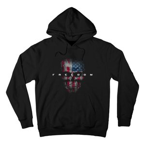 American Flag Skull Hoodie