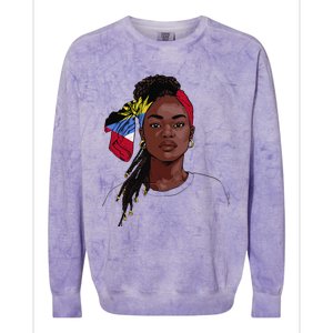 Antiguan Flag Souvenirs Products Uniform For Women Antigua Colorblast Crewneck Sweatshirt