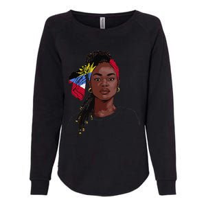 Antiguan Flag Souvenirs Products Uniform For Women Antigua Womens California Wash Sweatshirt