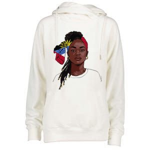 Antiguan Flag Souvenirs Products Uniform For Women Antigua Womens Funnel Neck Pullover Hood