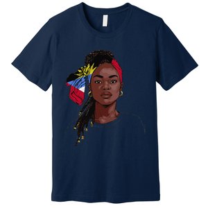 Antiguan Flag Souvenirs Products Uniform For Women Antigua Premium T-Shirt