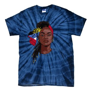 Antiguan Flag Souvenirs Products Uniform For Women Antigua Tie-Dye T-Shirt