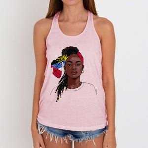 Antiguan Flag Souvenirs Products Uniform For Women Antigua Women's Knotted Racerback Tank