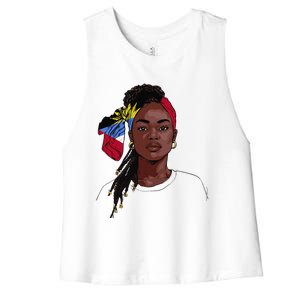 Antiguan Flag Souvenirs Products Uniform For Women Antigua Women's Racerback Cropped Tank