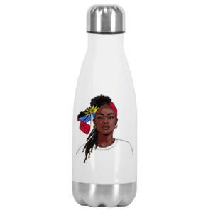 Antiguan Flag Souvenirs Products Uniform For Women Antigua Stainless Steel Insulated Water Bottle