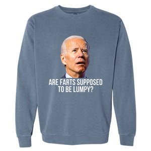 Are Farts Supposed To Be Lumpy ? Who Shit My Pants Garment-Dyed Sweatshirt