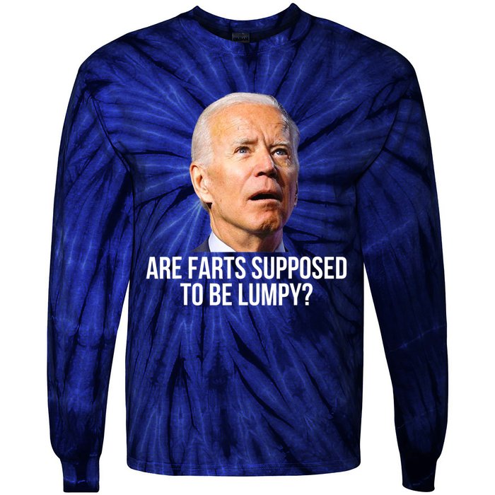 Are Farts Supposed To Be Lumpy ? Who Shit My Pants Tie-Dye Long Sleeve Shirt