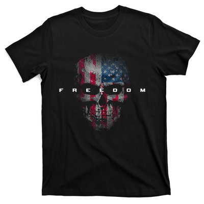 American Flag Skull T-Shirt