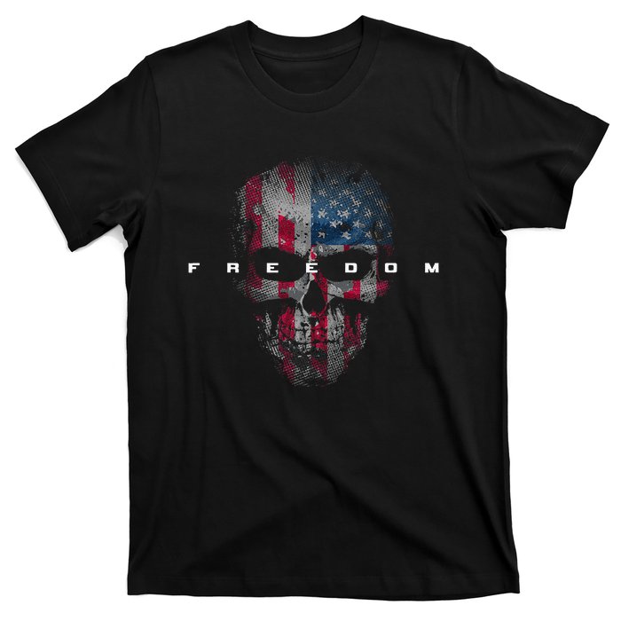 American Flag Skull T-Shirt