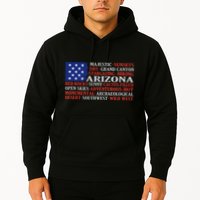 Arizona Flag Showing Some The StateS Best Features Hoodie