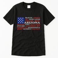 Arizona Flag Showing Some The StateS Best Features Tall T-Shirt
