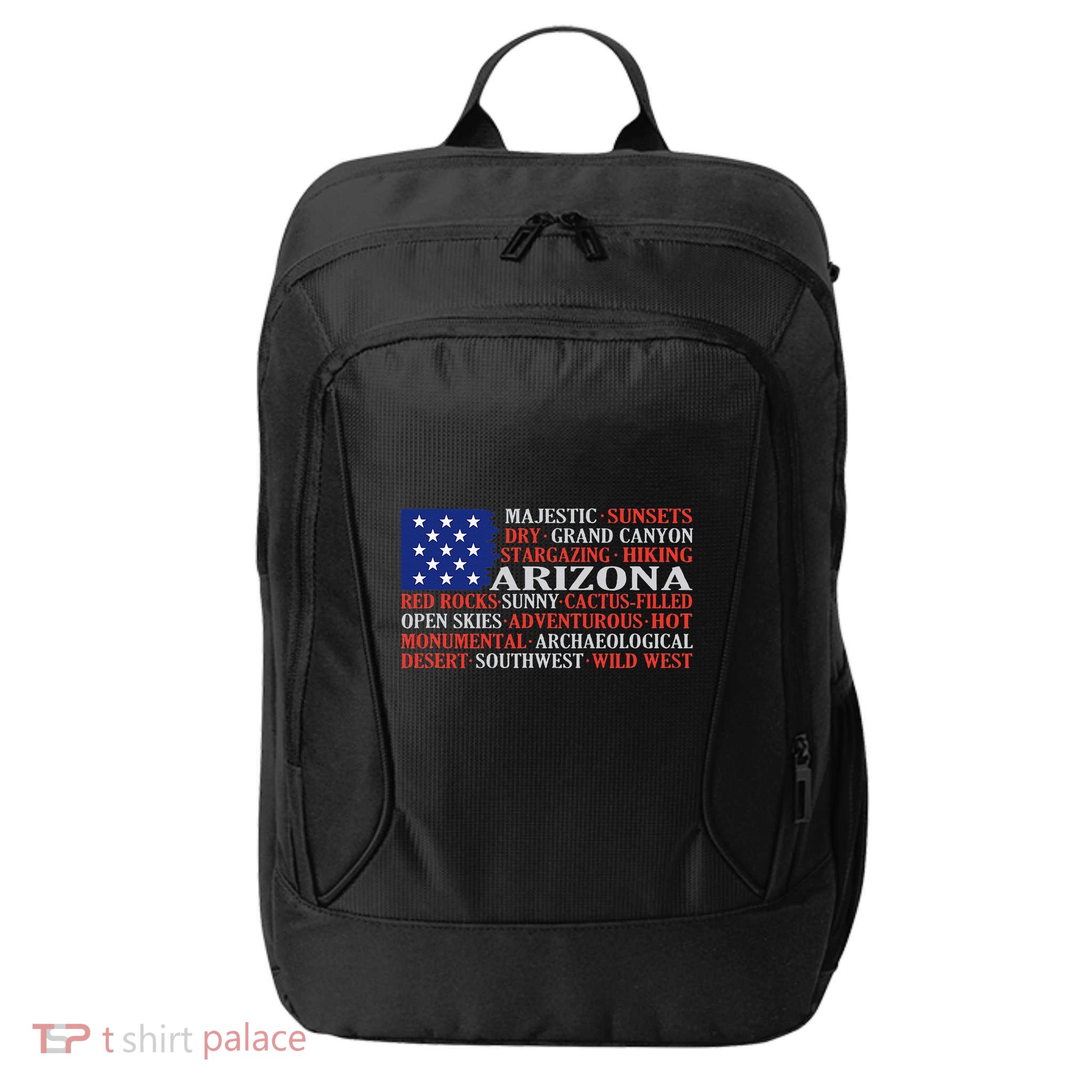Arizona Flag Showing Some The StateS Best Features City Backpack